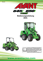 AVANT 645i Bedienungsanleitung