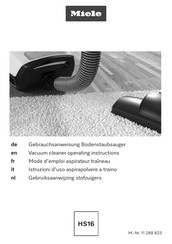 Miele Blizzard CX1 Parquet XL Gebrauchsanweisung