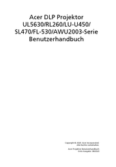 Acer AWU2003 Serie Benutzerhandbuch