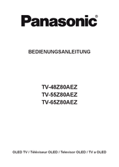 Panasonic TV-65Z80AEZ Bedienungsanleitung