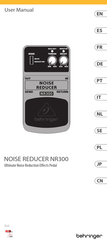 Behringer NOISE REDUCER NR300 Benutzerhandbuch