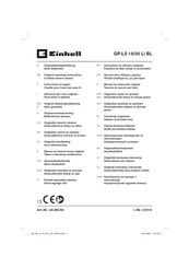 EINHELL 34.083.60 Originalbetriebsanleitung