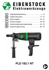 Eibenstock PLD 182.1 NT Originalbetriebsanleitung