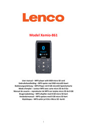 LENCO Xemio-861 Bedienungsanleitung