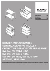 Blanco SW 8X5 Originalbetriebsanleitung