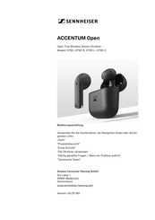 Sennheiser ACCENTUM Open Bedienungsanleitung