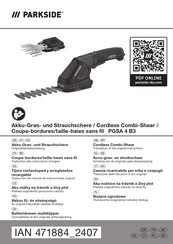 Parkside 471884 2407 Originalbetriebsanleitung