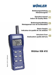 Wohler KM 410 Bedienungsanleitung