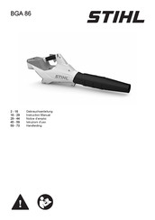 Stihl BGA 86 Gebrauchsanleitung
