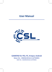 CSL 20161116TW001 Bedienungsanleitung