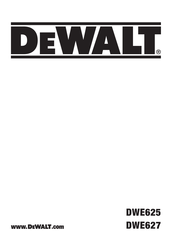 DeWalt DWE627 Originalanweisung