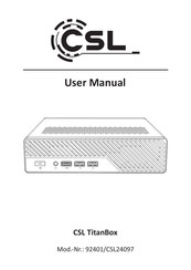 CSL 92401 Bedienungsanleitung