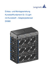 Langmatz EK980 Einbau- Und Montageanleitung