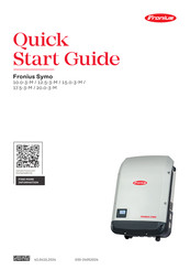 Fronius Symo 17.5-3-M Kurzanleitung