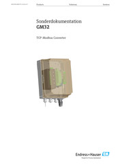 Endress+Hauser GM32 Bedienungsanleitung