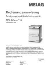 MELAG MELAtherm 10 Bedienungsanweisung