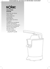 SOLAC S92403400 Bedienungsanleitung