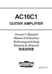 Vox AC10C1 Bedienungsanleitung