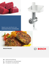 Bosch MUZ 5FW1RU Gebrauchsanleitung