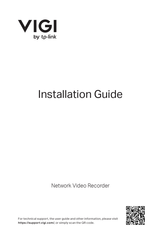 TP-Link VIGI NVR1008H-8MP V1.20 Installationsanleitung