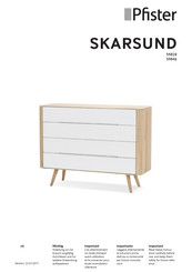 Pfister SKARSUND 005.982.8 Bedienungsanleitung