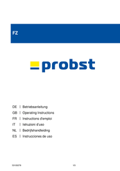 probst 53100278 Betriebsanleitung