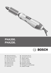 Bosch beautixx curly PHA230 Serie Gebrauchsanleitung