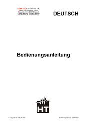 HT Instruments HT9025 Bedienungsanleitung