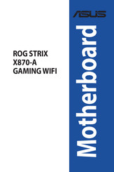 Asus ROG STRIX X870-A GAMING WIFI Bedienungsanleitung