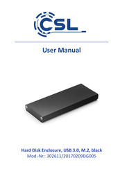 CSL 20170209DG005 Bedienungsanleitung