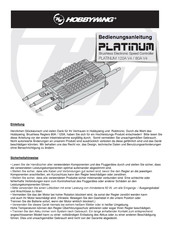 Hobbywing Platinum 120A V4 Bedienungsanleitung