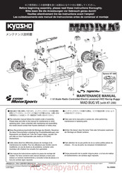 Kyosho Syncro KT-200 Wartungshandbuch