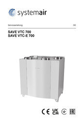 SystemAir SAVE VTC 700 Serviceanleitung