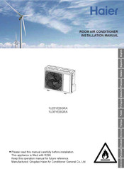 Haier 1U25YEBGRA Installationsanleitung