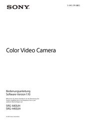 Sony SRG-H40UH Bedienungsanleitung