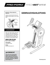 Pro-Form Pro Hiit H14 Gebrauchsanleitung