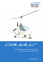 auto gyro Calidus 915iS Flug- Und Betriebshandbuch
