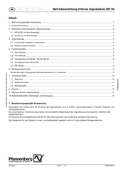 Pfannenberg BR 50-AS-i Betriebsanleitung