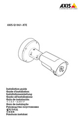Axis Communications Q1961-XTE Installationsanleitung
