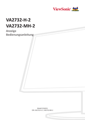 ViewSonic VA2732-H-2 Bedienungsanleitung