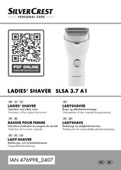 Silvercrest SLSA 3.7 A1 Bedienungs- Und Sicherheitshinweise Originalbetriebsanleitung