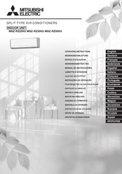 Mitsubishi Electric MSZ-RZ50VU Bedienungsanleitung