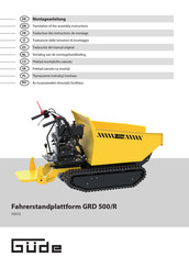 Gude GRD 500/R Montageanleitung