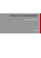 Dahua DH-XVR7104HE-4KL-I Benutzerhandbuch
