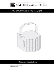 Showlite DL-8 USB-Razor Derby Parylight Bedienungsanleitung