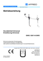 AFRISO 20820 Betriebsanleitung
