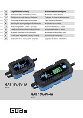 Gude GAB 12V/6V-4A Originalbetriebsanleitung