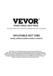 VEVOR KSW0014 Bedienungsanleitung