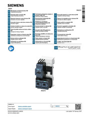 Siemens SIRIUS 3RA2210 Originalbetriebsanleitung