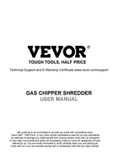 VEVOR GCS400 Benutzerhandbuch